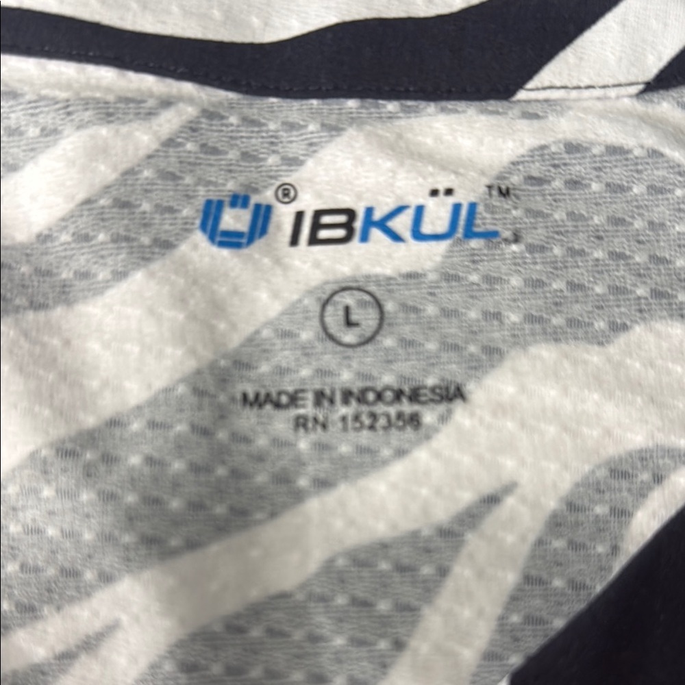 IBKUL Zebra Print Long Sleeve Dress Size Large - Picture 9 of 9